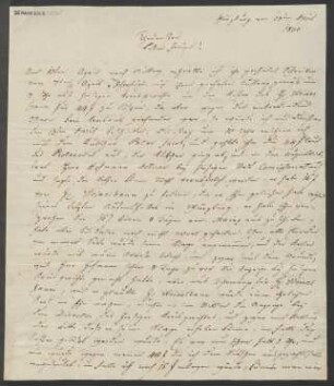 Brief an B. Schott's Söhne : 13.04.1830