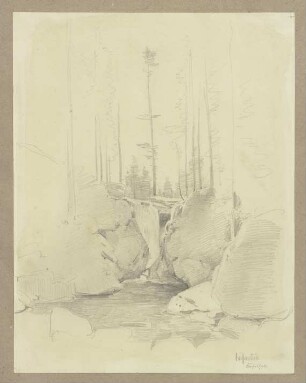 Der Kochelfall im Riesengebirge Der Kochelfall im Riesengebirge