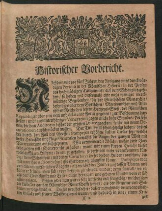 Historischer Vorbericht