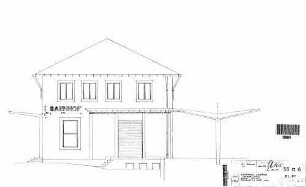 Schwäbisch Hall: Ansicht Süd-Ostseite Empfangsgeb.
