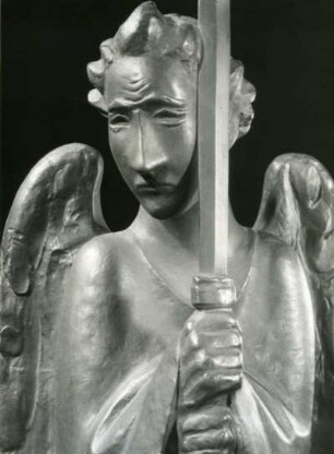 Ernst Barlach, Der Geistkämpfer, Bronze, 1928, Nikolaikirche, Kiel