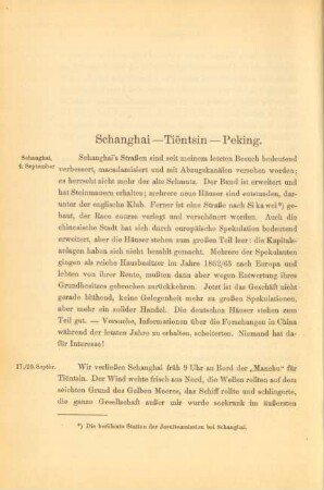 Schanghai - Tientsin - Peking