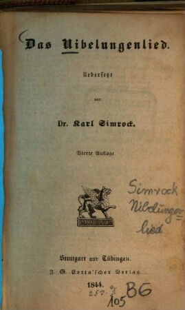 Das Nibelungenlied