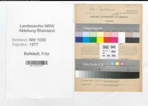 Entnazifizierung Fritz Ballstedt , geb. 18.05.1891 (Angestellter)