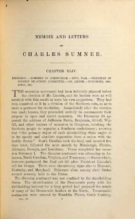 Memoir and letters of Charles Sumner : 1811 - 1874, 4