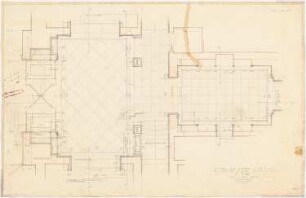 Park Hotel, Posen: Eingangshalle: Grundriss 1:20