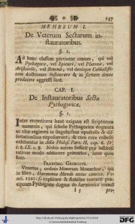 Pars III. In qua exponitur Historia Philosophiae aevi recentis.
