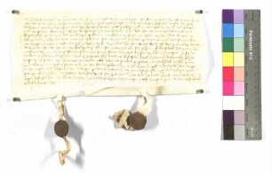 Conz Baumeister, der Zimmermann, Bürger zu Orngau; Siegel: Hans von Orn und Hans von Berlichingen.