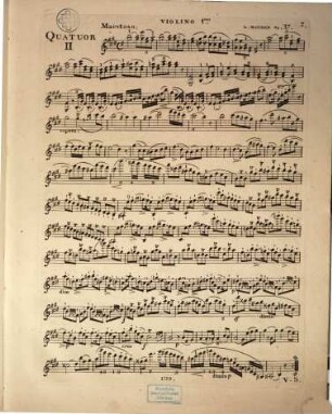 Tre quartetti : per il violino primo concertante coll' accompagnamento di violino 2. do, viola e violoncello ; op. 17, 2