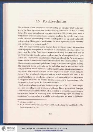 3.3 Possible solutions