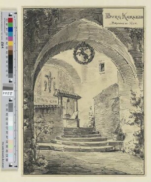 Burg Karneid. Brunnenhof