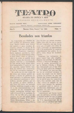 Bondades son triunfos
