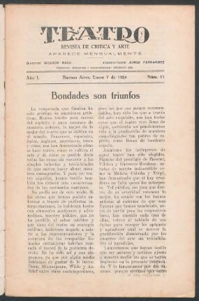 Bondades son triunfos