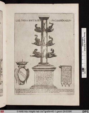 Die Columna Rostrata.