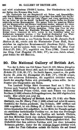20. Die National Gallery of British Art