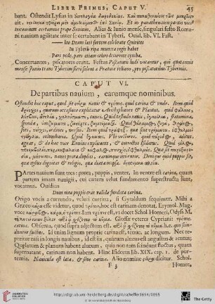 Caput VI: De partibus nauium, earumque nominibus