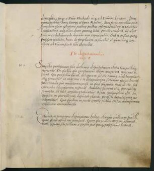 5. De disputationibus.