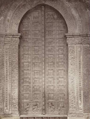 Bronzeportal der Kathedrale von Palermo