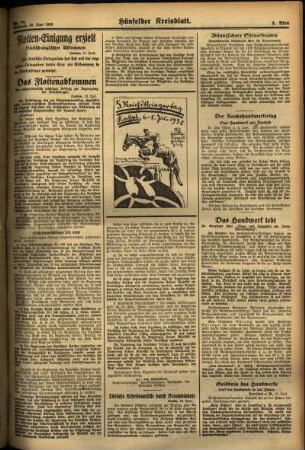 Zweite Ausgabe vom Mittwoch, den 19. Juni 1935.