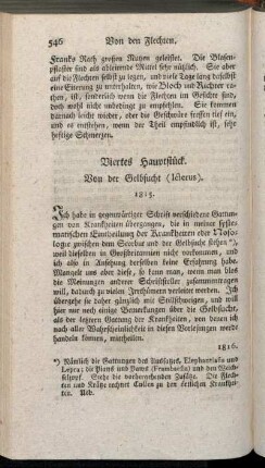 Viertes Hauptstück. Von der Gelbsucht (Icterus).