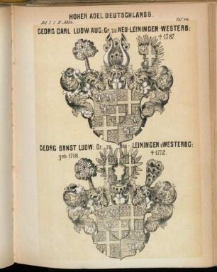 Taf. 46. Georg Carl Ludw: Aug: Gr. zu Neu-Leiningen-Westerb - Georg Ernst Ludw: Gr. zu Neu-Leiningen-Westerbg