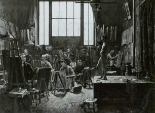 In Bonnats Atelier zu Paris