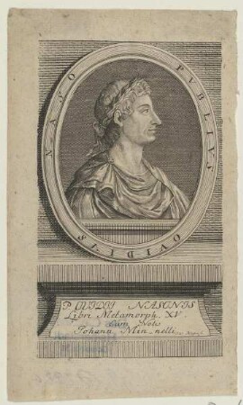 Bildnis des Naso Publius Ovidius