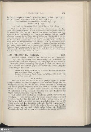 212. 1538, Oktober 19. Torgau