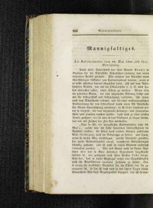 ¬Die¬ Kabinetsordre vom 16. mai 1844 und ihre Bedeutung