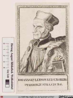 Bildnis Johannes Geiler, gen. von Kaysersberg