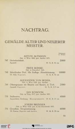 Nachtrag (Nr. 747 - 906)