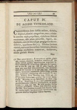Caput IV. De acido vitriolico.