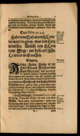 Text/ Psalm. 37, 4, 5.