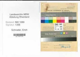 Entnazifizierung Erich Schroeter , geb. 07.11.1899 ()