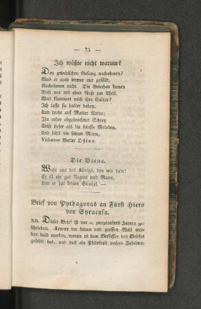 Die Biene.
