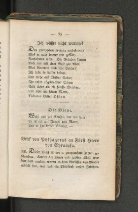 Die Biene.
