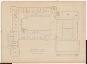 Schloss Posen, Posen Umbau: Grundriss 2. OG 1.100