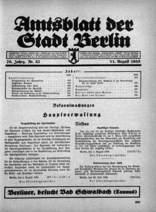 1935,32: Nr. 32, 11. August 1935