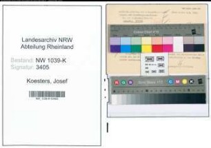 Entnazifizierung Josef Koesters , geb. 00.00.0000 (Jurist)