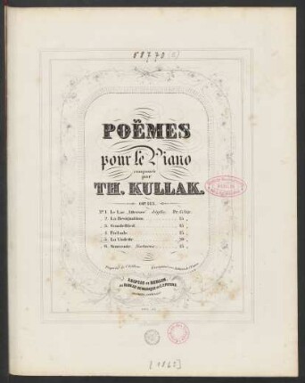 No. 5: La violette : Op. 113 No. 5