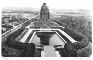 Leipzig: Orig.-Fliegeraufnahme