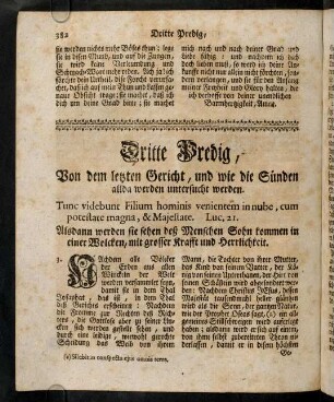 382-397, Dritte Predig von dem letzten Gericht, und wie die ...