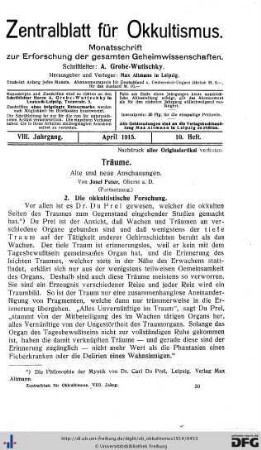 10. Heft (Apr. 1915)