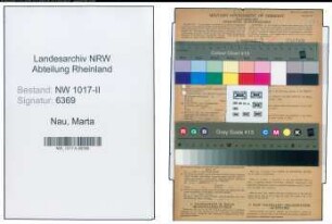 Entnazifizierung Marta Nau , geb. 21.04.1905 ()