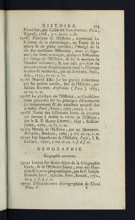305-316, Géographie