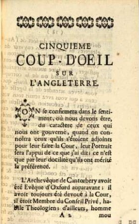 Coup-D'Oeil Sur L'Angleterre, 5