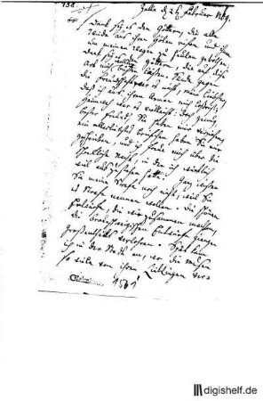 138: Brief von Johann Georg Jacobi an Johann Wilhelm Ludwig Gleim