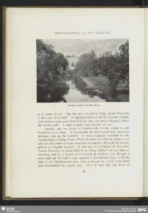 Warwick Castle from the Avon