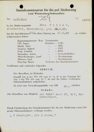 Vatter, Hans