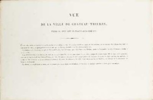 Vue De La Ville De Chateau-Thierry ...